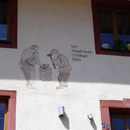 Ferienwohnung Alte Nagelschmiede Kleines Wiesental Exterior foto